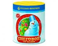 Батарея салютов Снеговой Р7212 купить от производителя Русский Фейерверк — Дзержинск