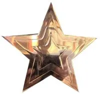 Звезда на памятник ø 150 (518234) монтаж обелиск - стела мм. пустотелая в Дзержинске