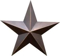 Звезда на памятник листовая бронза патина в Дзержинске (518498)
