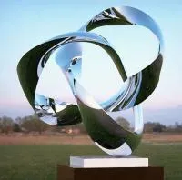 Кольца из нержавеющей стали скульптура (518288) производство арт-объект в Дзержинске