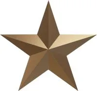 Звезда на памятник ветерану ВОВ из бронзы в Дзержинске (518494)