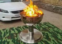 Чаша торжественного огня афины (51756458) производство для ø 360 мм. ветроустойчивая в Дзержинске