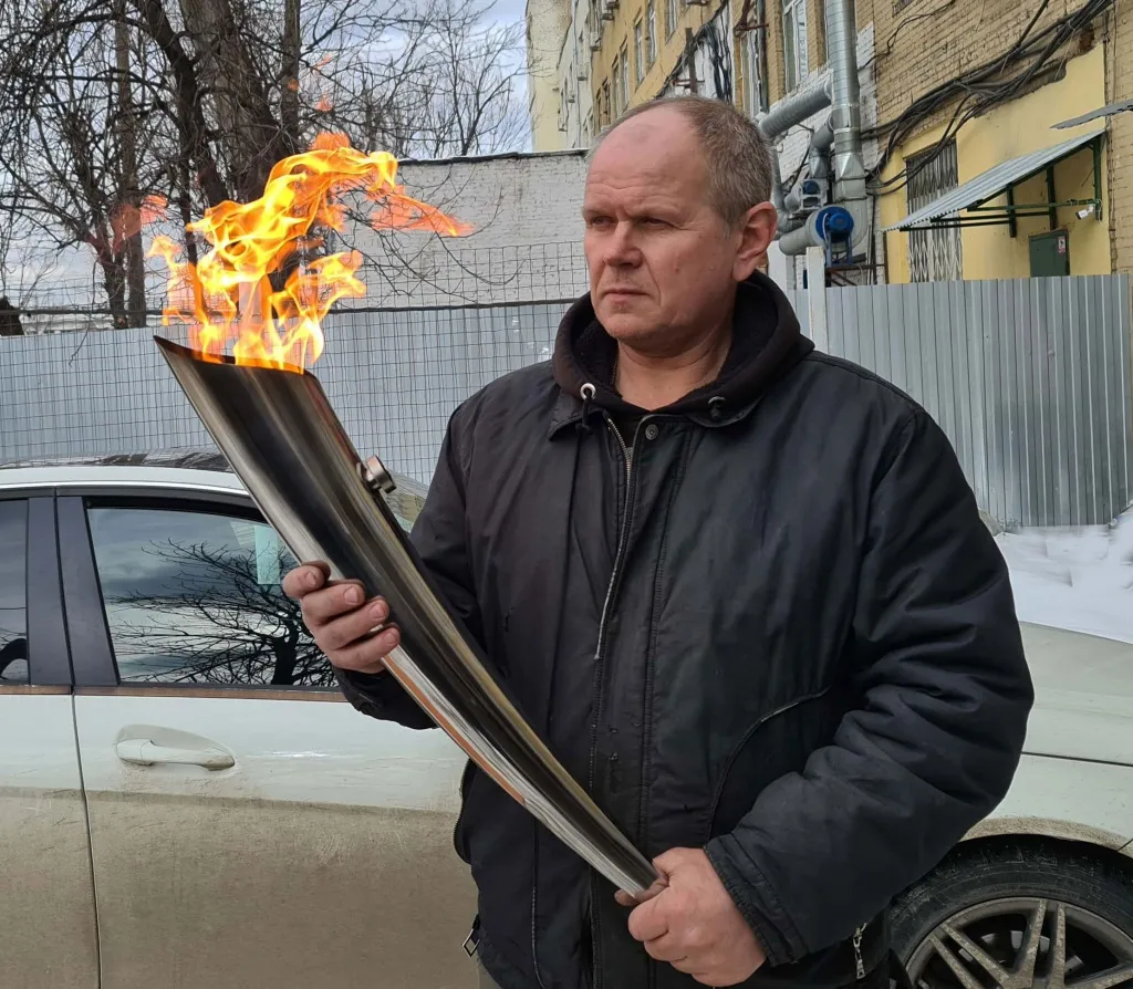 Факелы для эстафеты Олимпийского огня в Дзержинске Факелы для эстафеты Олимпийского огня в Дзержинске